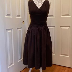 Eliza J New York Chocolate Brown Cocktail Dress Size 8